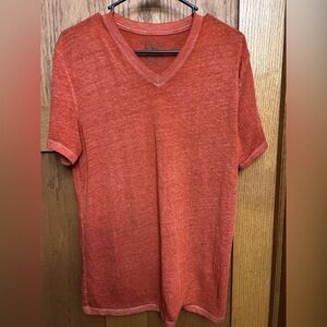 Lucky Brand Men's Short Sleeve Red Tee